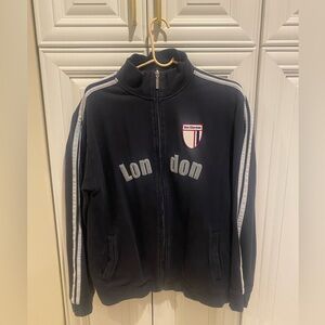 Ben Sherman Dark Blue Varsity Jacket